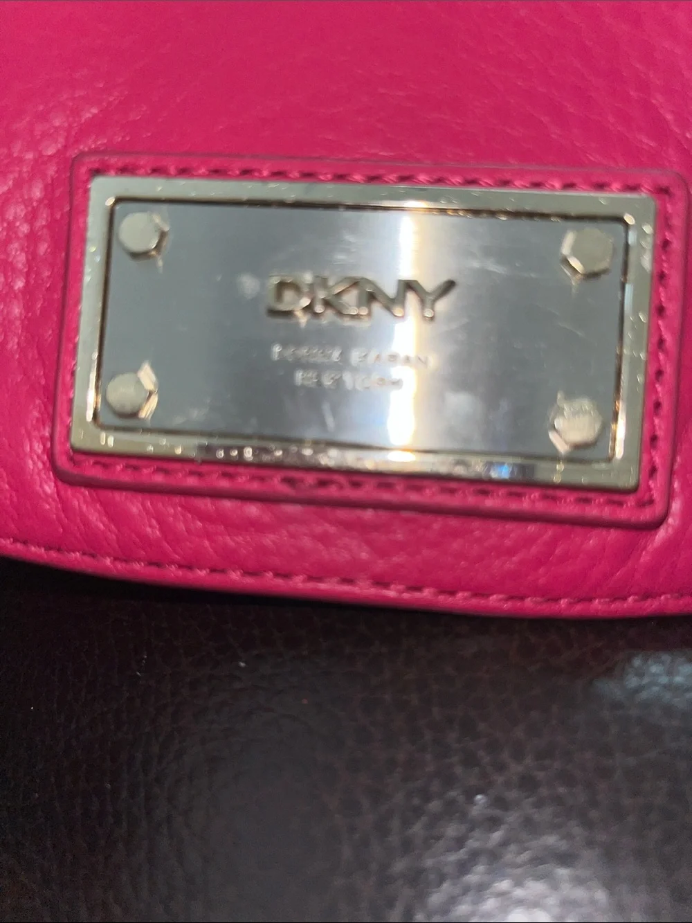 EUC Authentic DKNY Pebbled Leather Crossbody